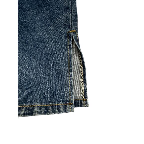 NWT Nasty Gal “Now or Never” High-Waisted Jeans 👖 Y2K Straight Leg Slit Hem - Picture 3 of 13